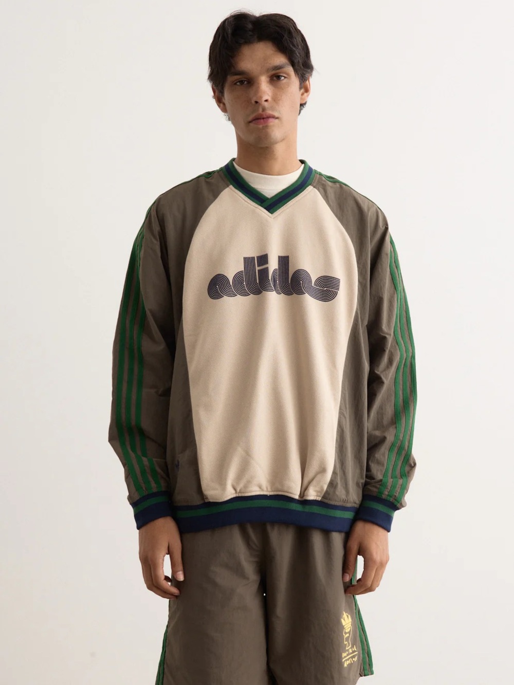 ADIDAS X Brain Dead Color Block Sweatshirt | Size L